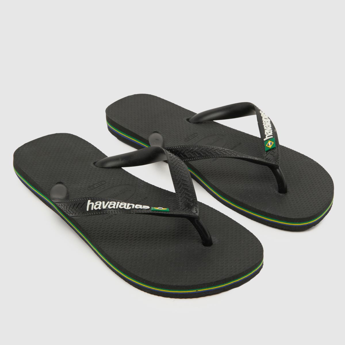 A Havaianas Brasil Logo in Black