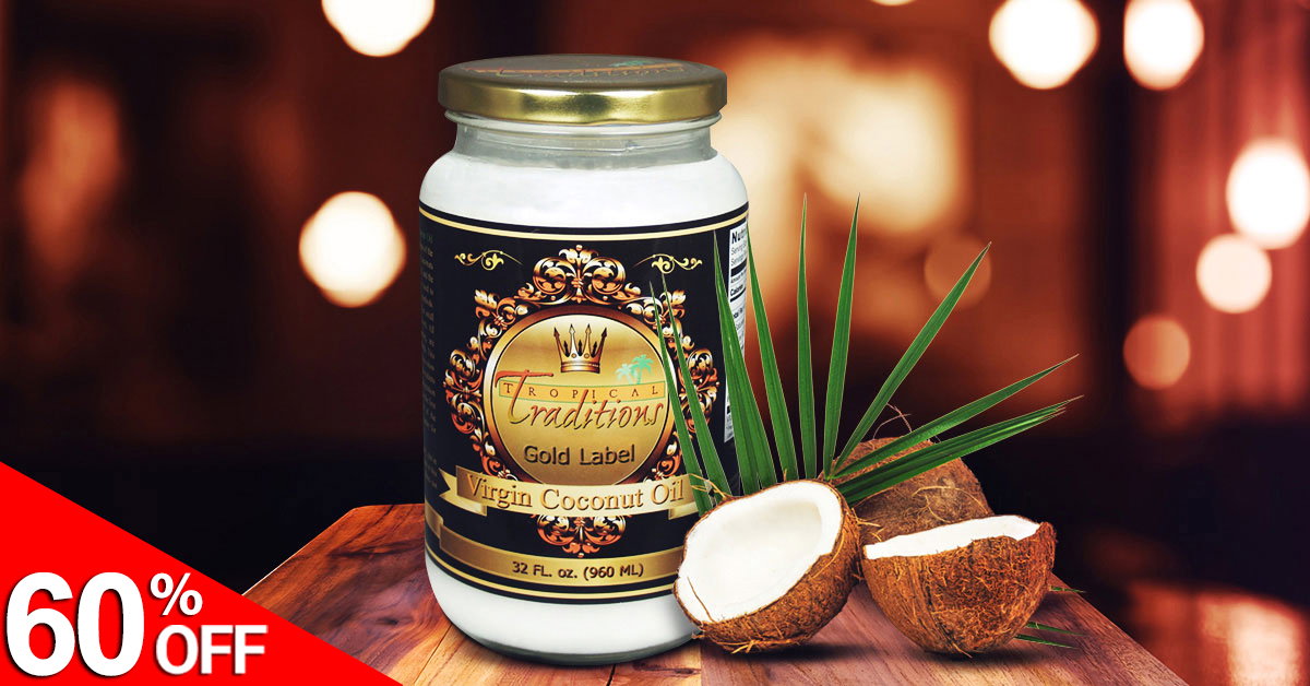 60% OFF Virgin Coconut Oil