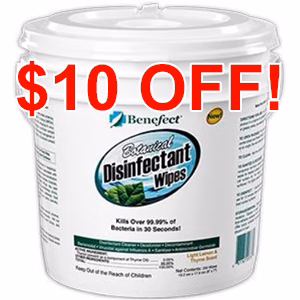 Image of Benefect Botanical Disinfectant Wipes