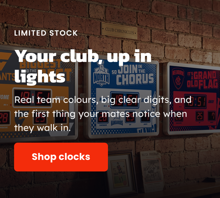 Hero Banner - AFL LED Scoreboard Clocks Are Limited