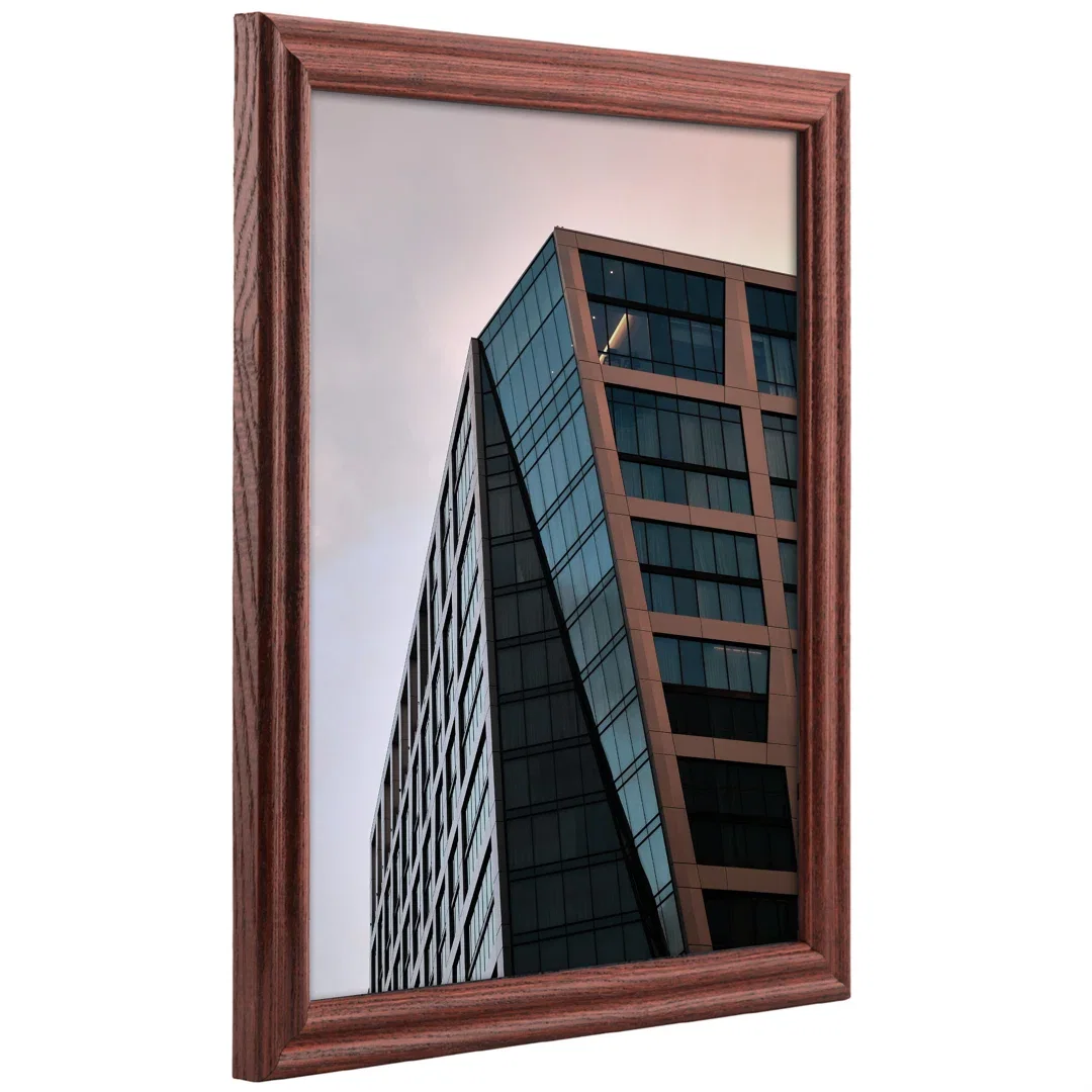 Beveled Wood Single Picture Frame