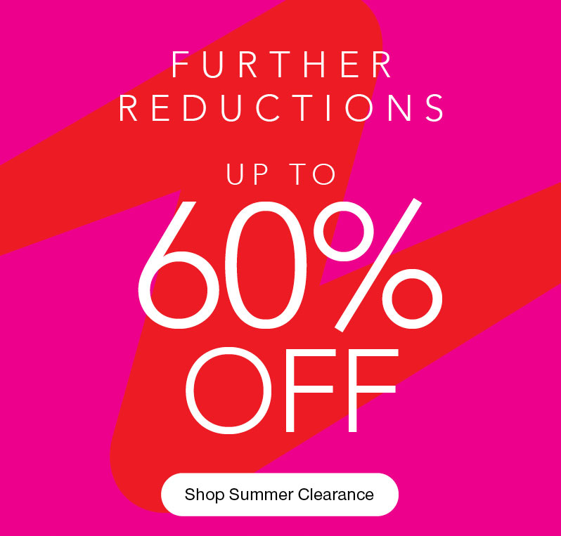 Further reductions up to 60% off