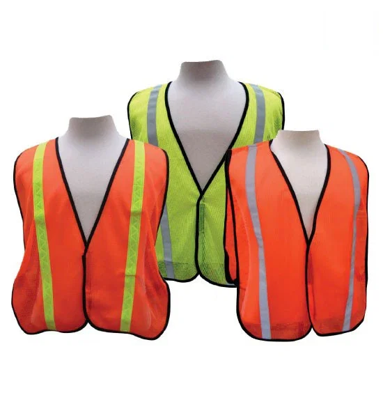 Image of 3A Safety All-Purpose Mesh Vest 1" Vertical Stripe