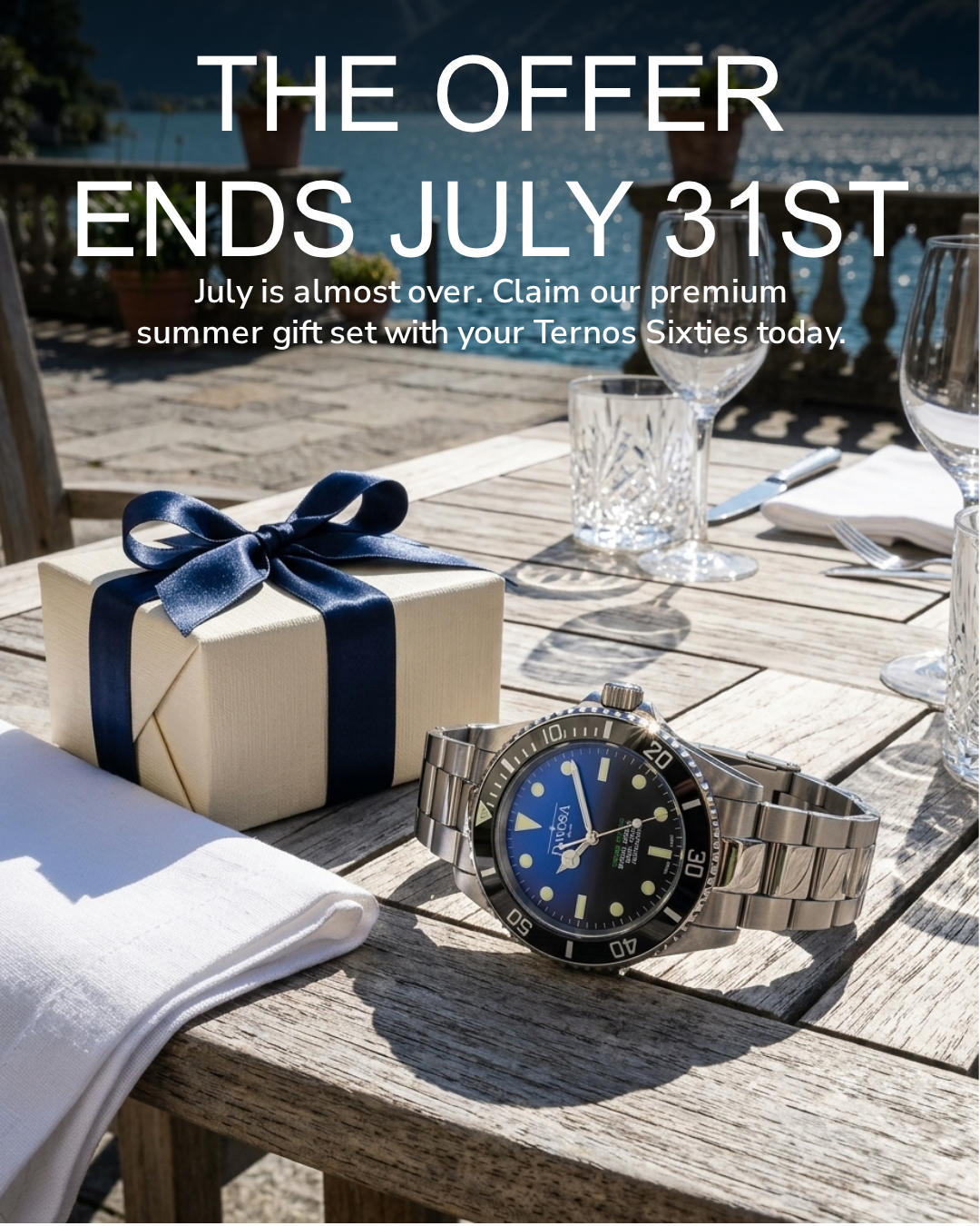 The Davosa Ternos Seahorse limited edition Diver with trialink bracelet