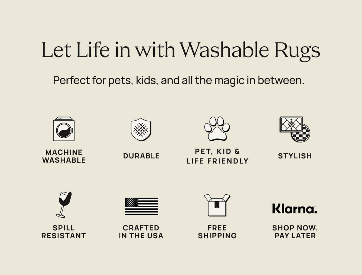 Let Life in With Washable Rugs - USA