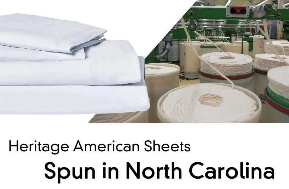 Heritage American Sheets, Custom Comfort Pillows, Heritage Blankets, and Northwest Wool Throws: grown and sewn from coast to coast.