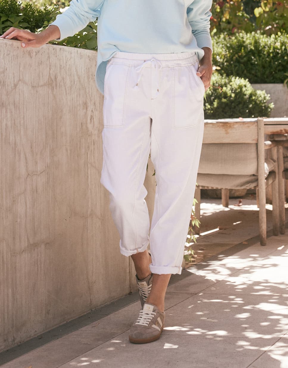 Beach Comber Pant - White