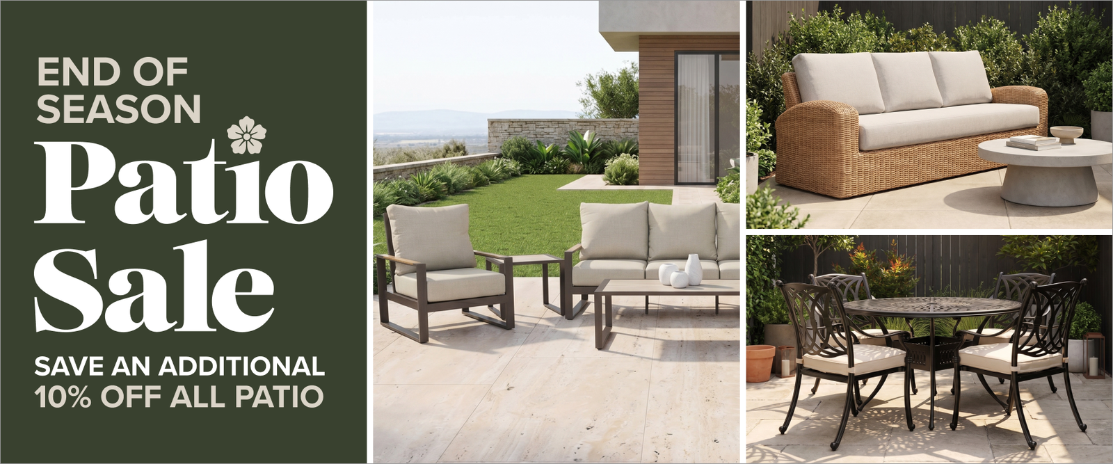 End of Season Patio Sale