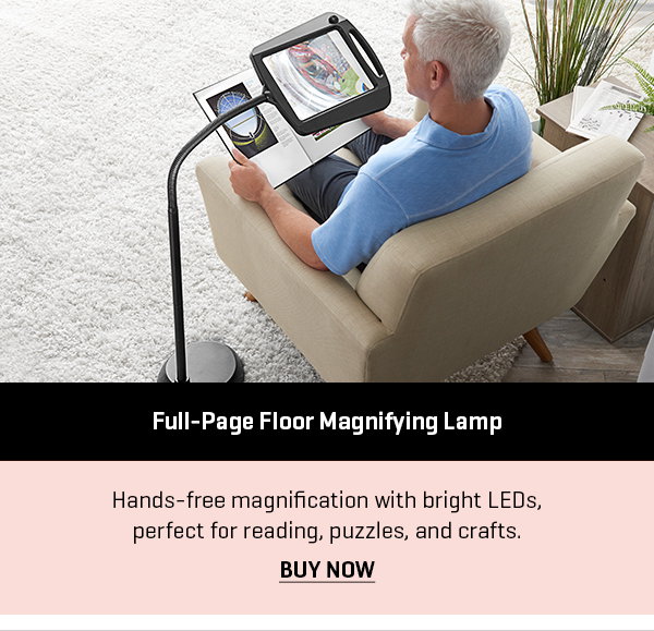 Full-Page Floor Magnifying Lamp