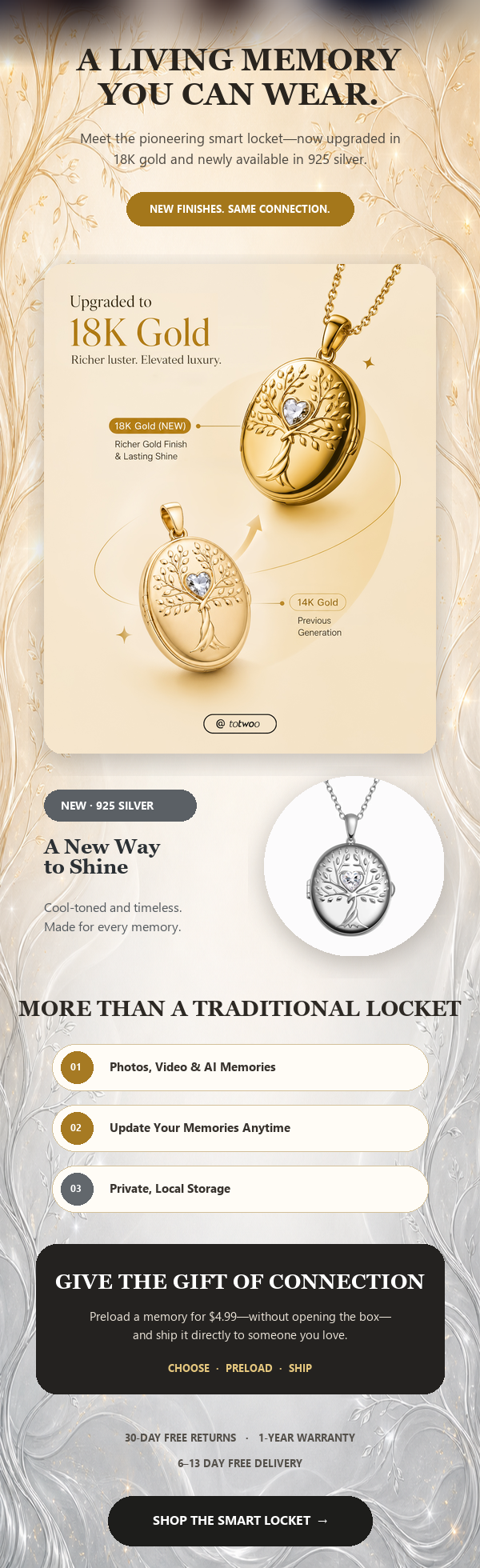 Tree of Life AI Smart Locket