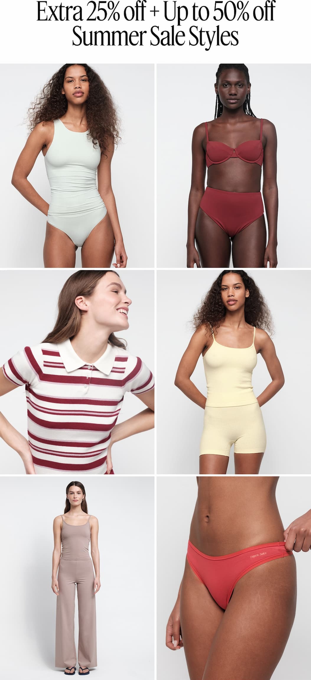 Extra 25% off + up to 50% off Summer Sale