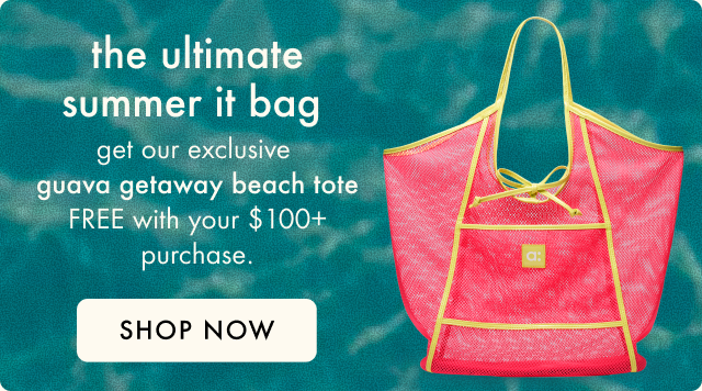 get a free beach tote with orders over $100