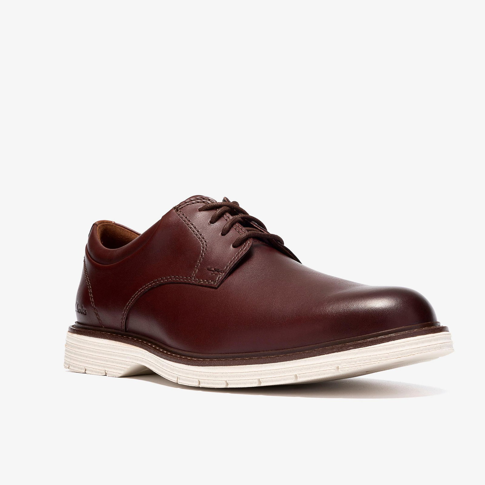 Shop Baystone Plain Dark Tan Leather