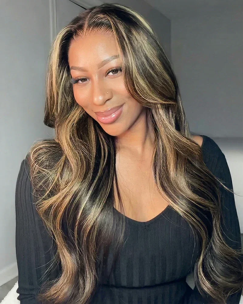 【Subscriber Deal】Arabella 13x6 Three-Go™ Balayage Highlight Glueless Wig Body Wave With Drawstring 100% Human Hair Wig
