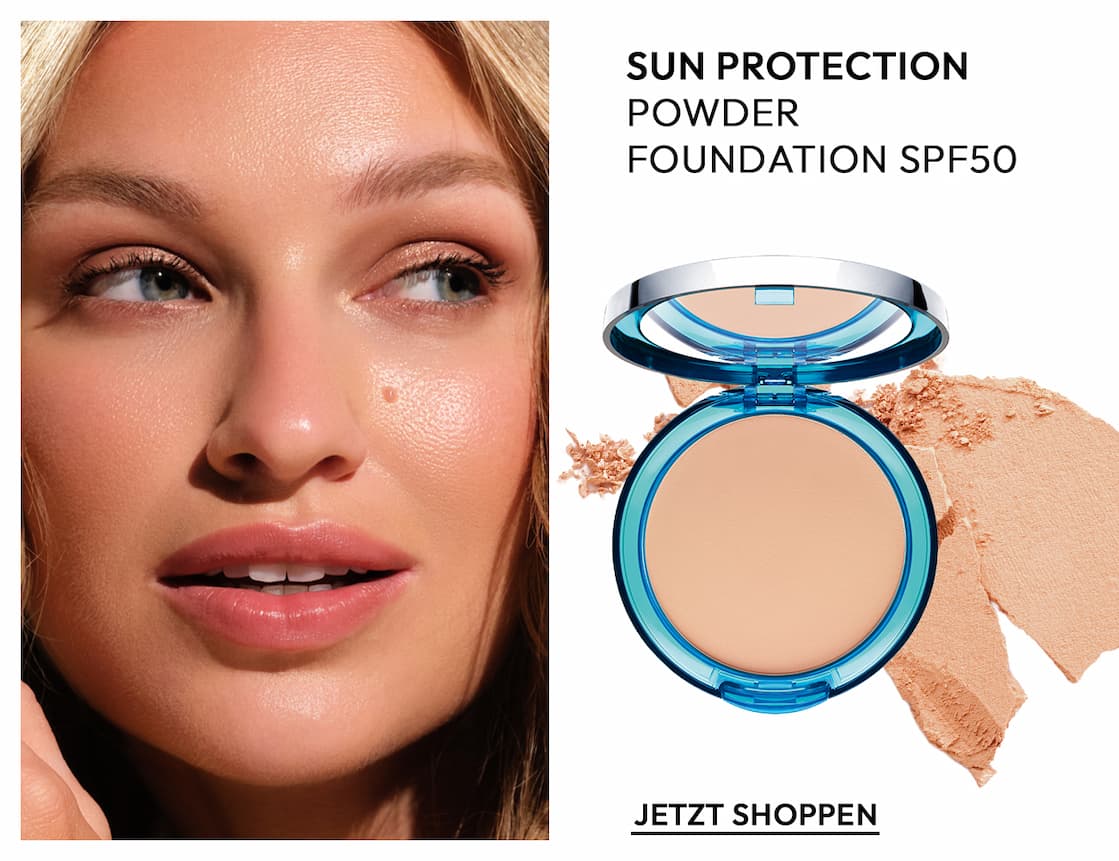 Puder Foundation mit Sonnenschutz - ideal für ölige Haut & vegan