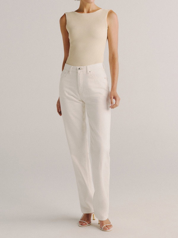 Cate Classic Straight — Eggshell
