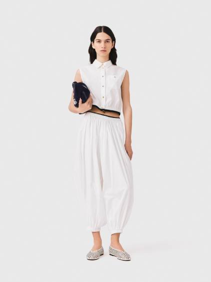 Chemise courte sans manches