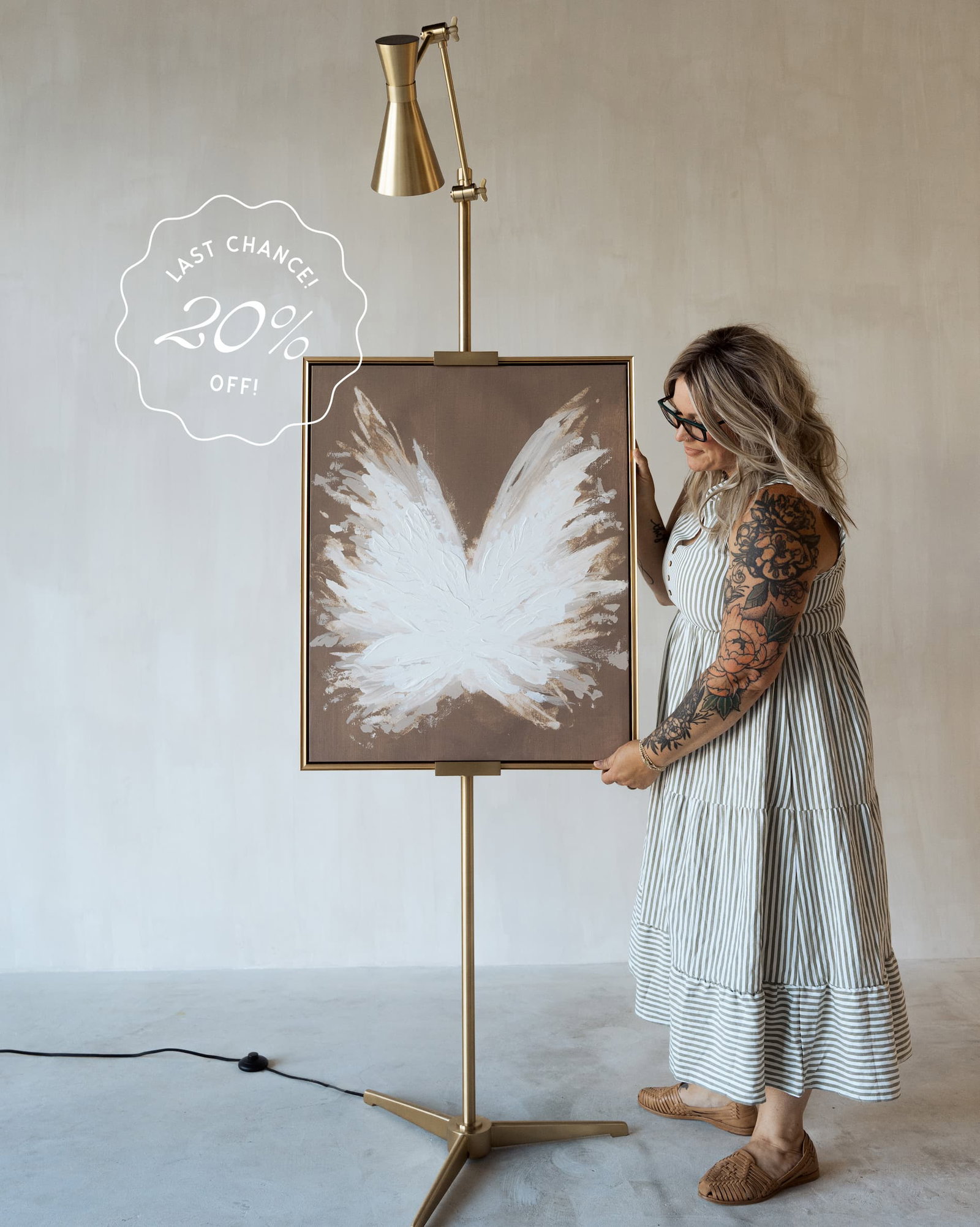 angel wings textured art