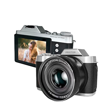 Cámara Digital Nomad PRIXTON (4K - 64 MP - WiFi - Anti-Shake - 10X Zoom)