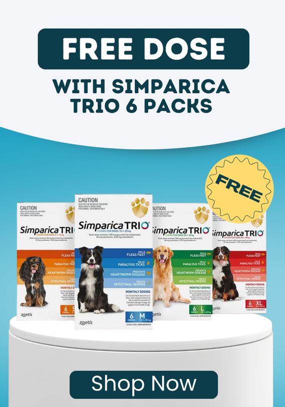 FREE DOSE Simparica Trio