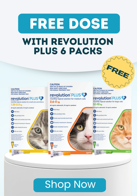 FREE DOSE Revolution Plus 6 Packs