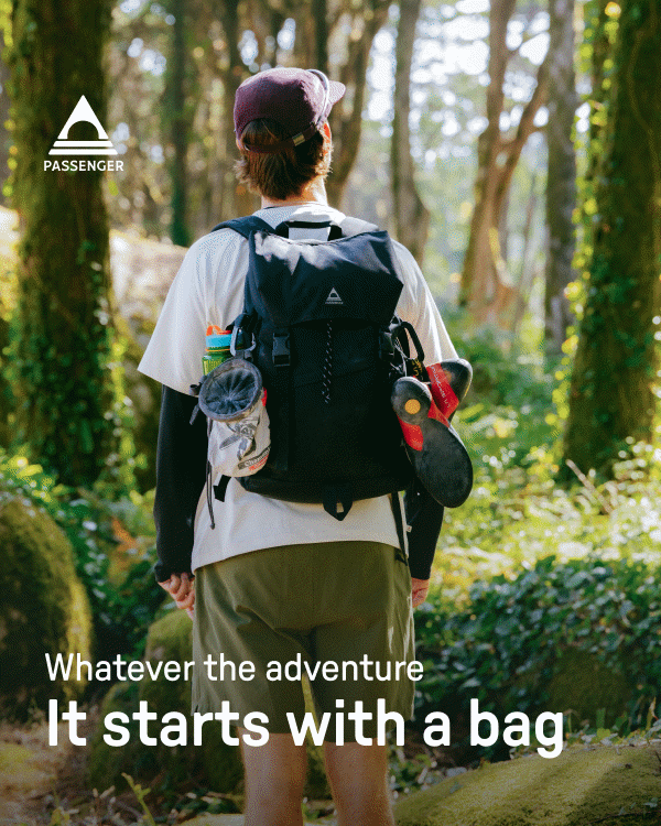 Whatever the adventure, it starts with a bag