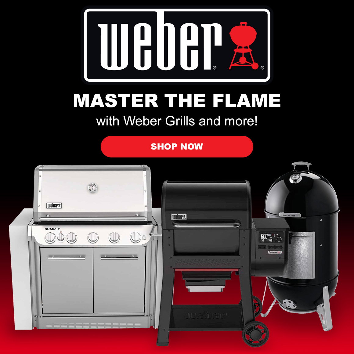 Weber | MASTER THE FLAME | with Weber Grills and more!  | Shop Now