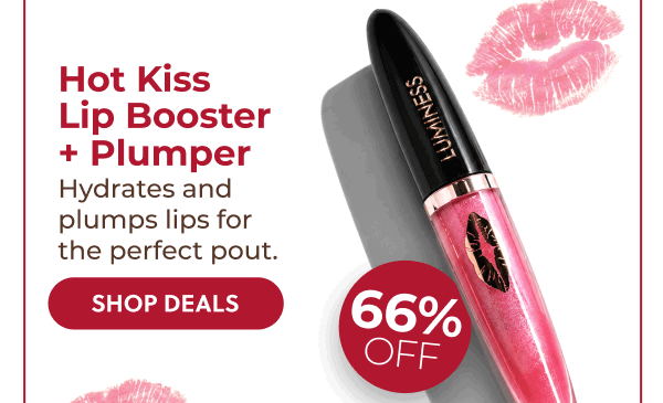 HOT KISS LIP PLUMPER: Plumps and hydrates lips for the perfect pout.