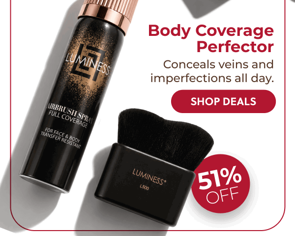 BODY COVERAGE PERFECTOR: Conceals veins and imperfections all day.