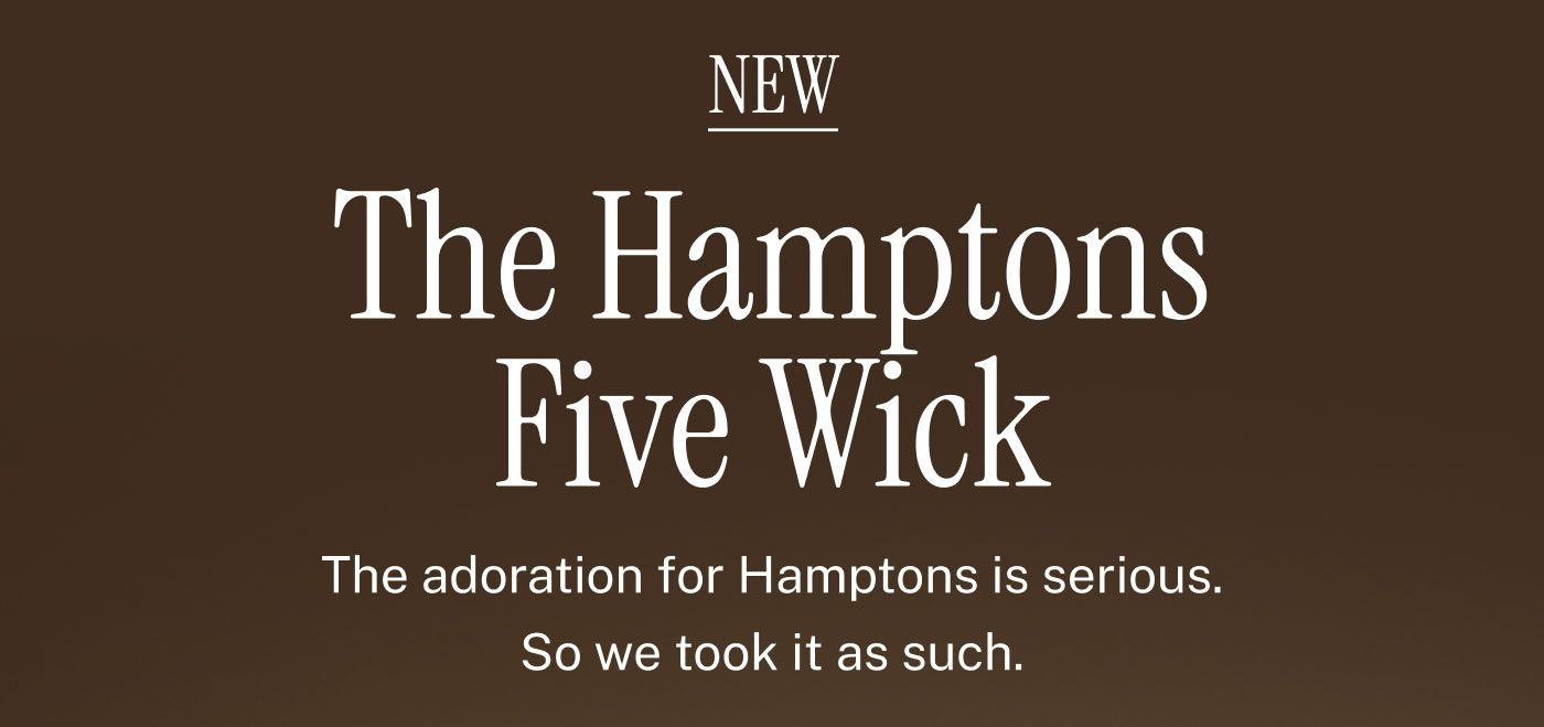 NEW The Hamptons 5-Wick Candle