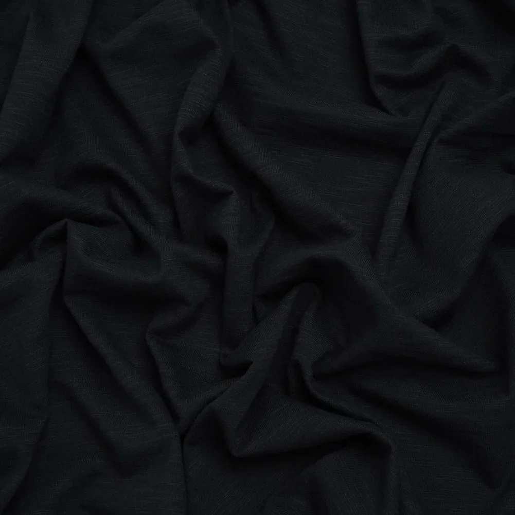 Image of Cotton Jersey - Inkwell Navy - Designer Deadstock