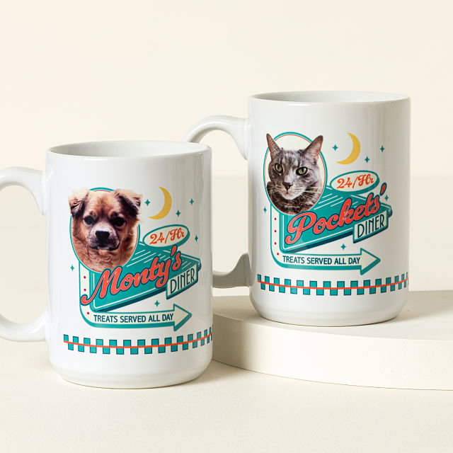 Custom Pet Diner Mug