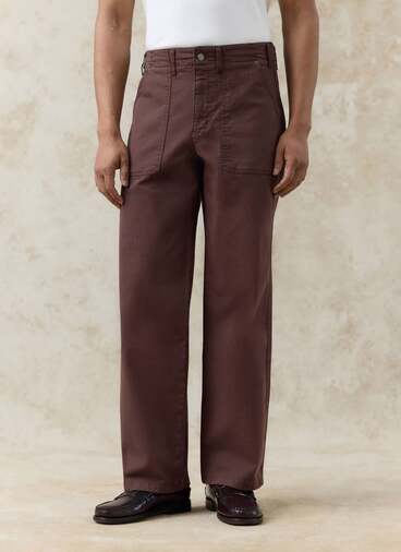 Lungo Carpenter Trousers | Cotton | Espresso