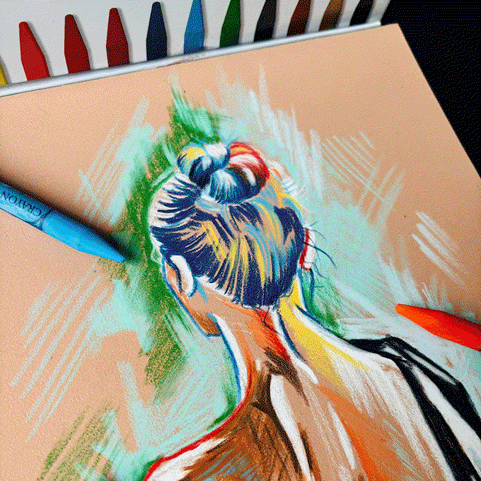 Boîte 48 demi-crayons pastels - Sennelier