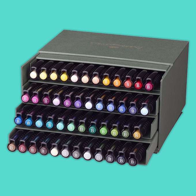 Feutres Pitt Artist Pen Studio Box 48 pcs - Faber-Castell