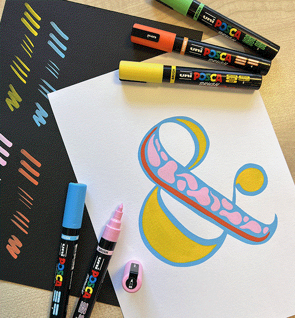 Mallette de marqueur 60 Feutres assortis - Posca