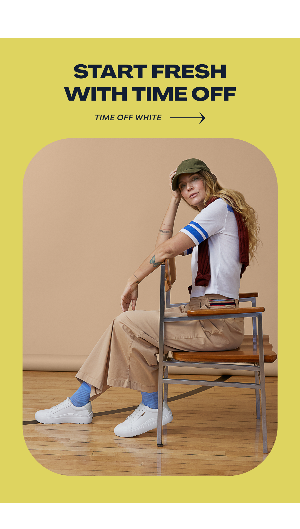 Start Fresh With Time Off | Time Off White