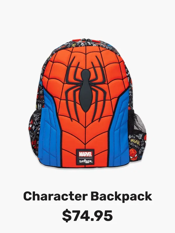 Spiderman Character Backpack