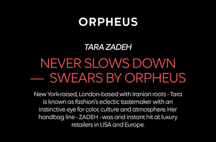 Never slows down - swears by orpheus