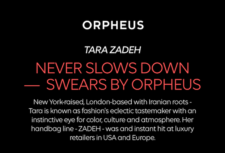 Never slows down - swears by orpheus