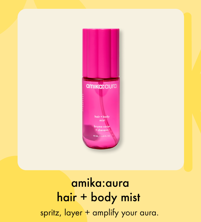 amika: aura hair + body mist