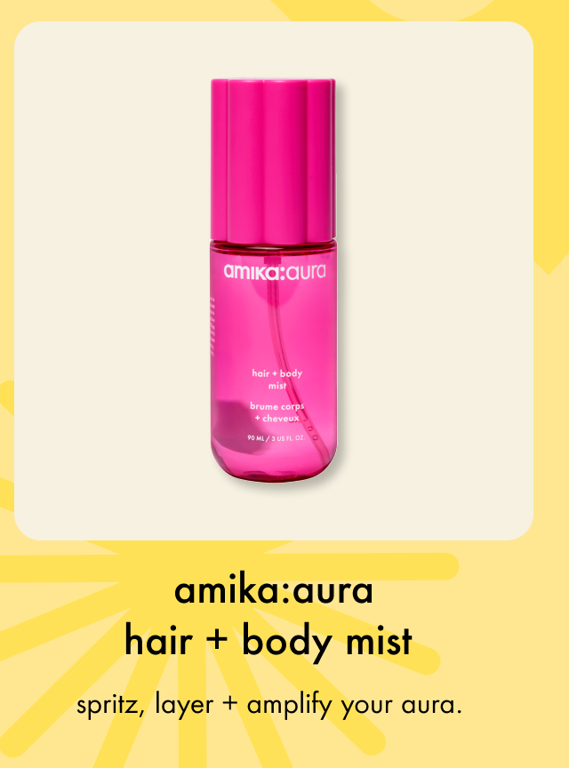 amika: aura hair + body mist