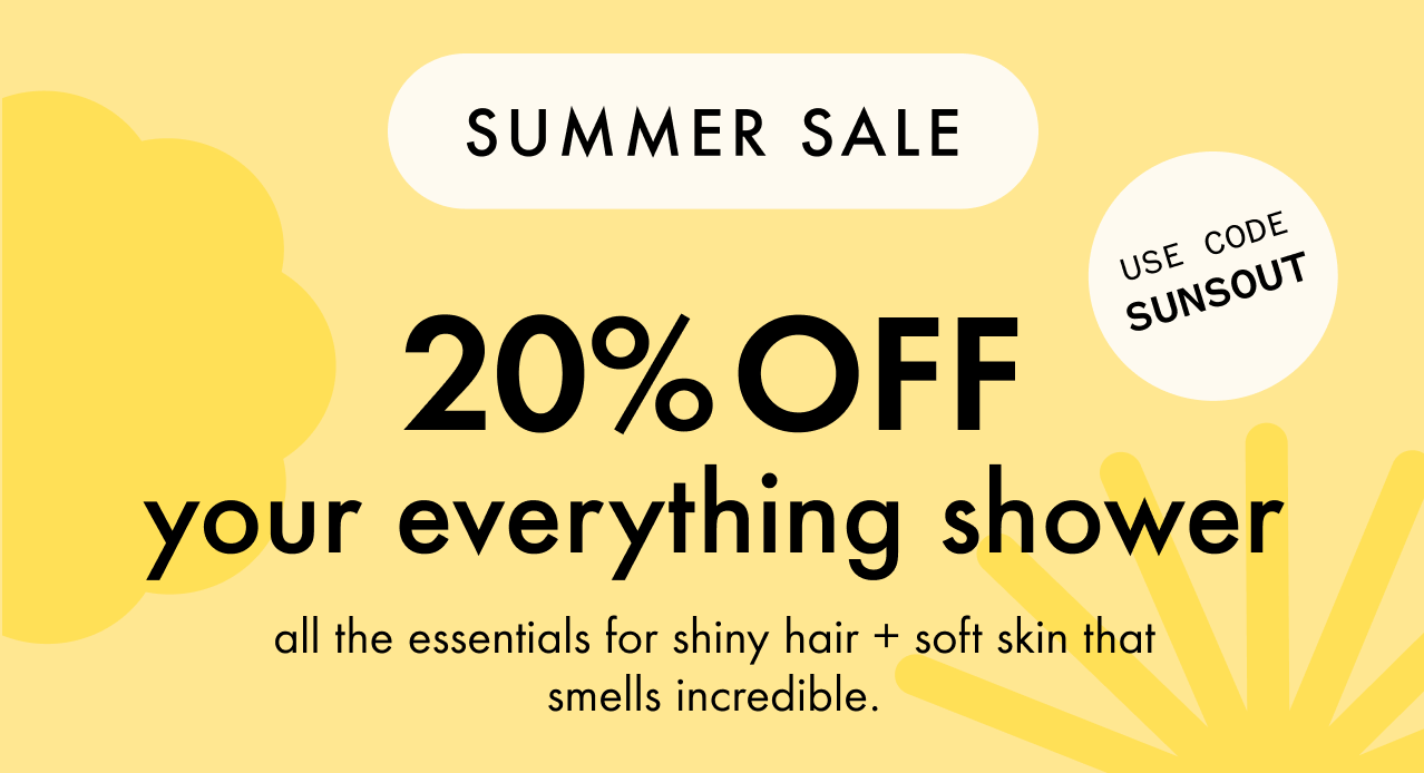 20% off everything summer sale