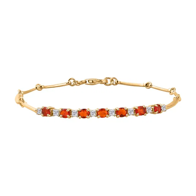Feueropal Armband
