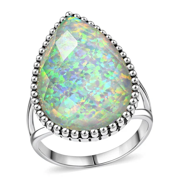 Silber-Opal Ring