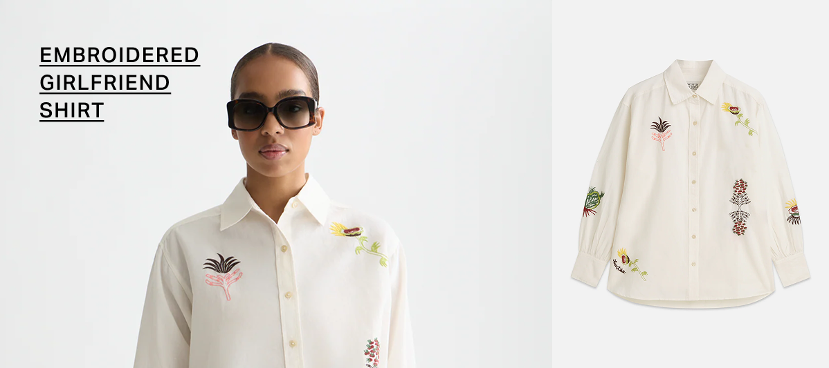 Embroidered Girlfriend Shirt