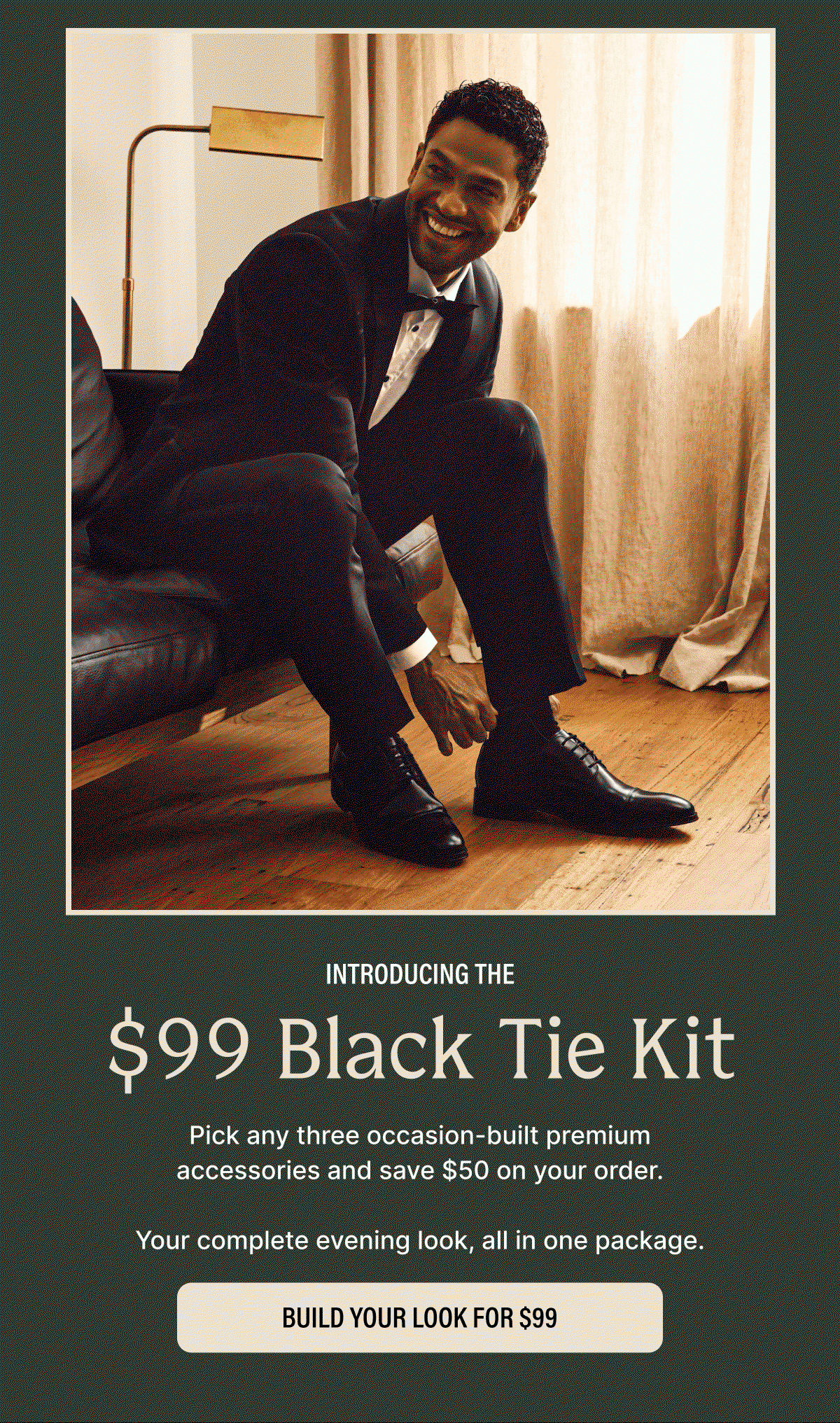 build your look for $99