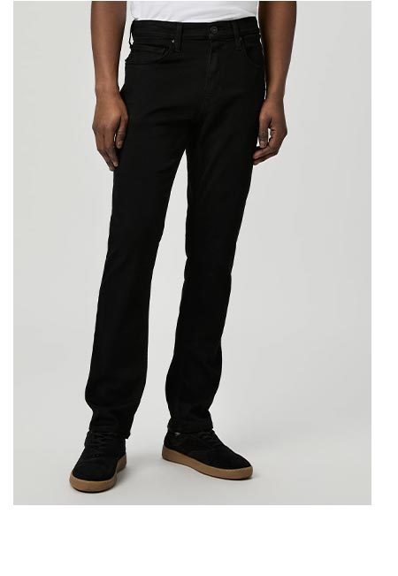 Transcend Federal 30" Slim Straight Jean in Black Shadow