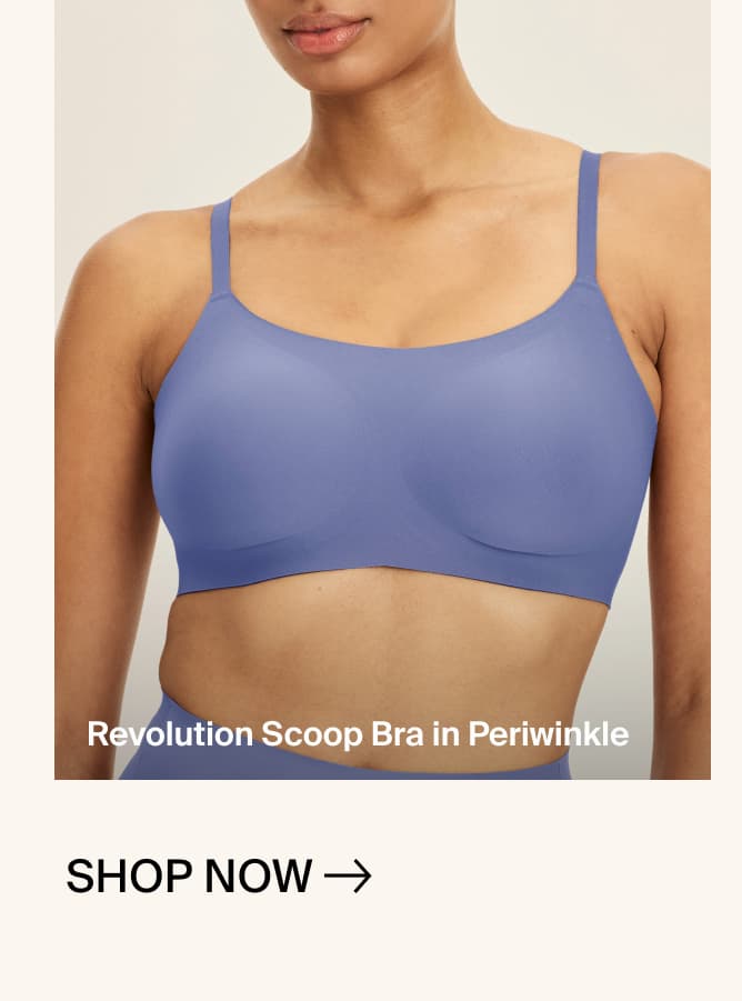 Revolution Scoop Bra in Periwinkle. Shop Now.
