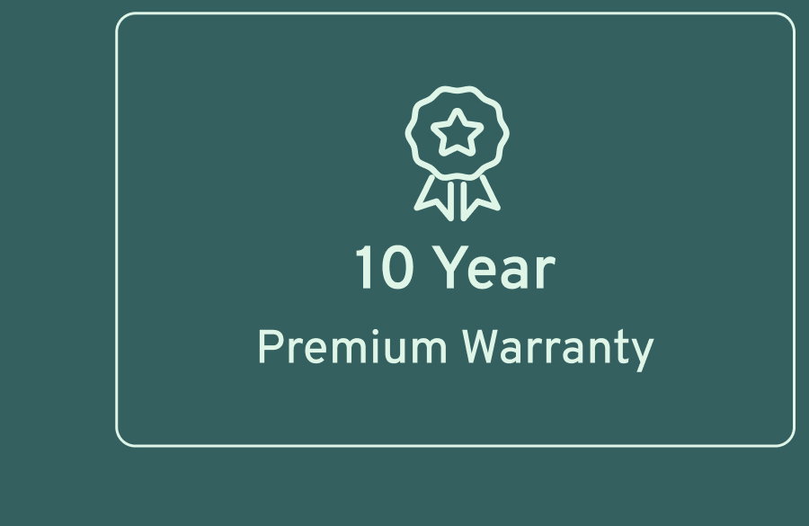10 Year Premium Warranty
